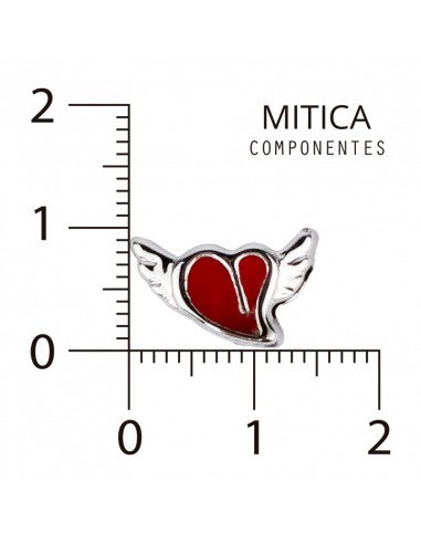 Dije CCB Esmaltado Corazón Rojo...