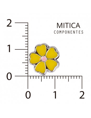 Dije CCB Esmaltado Flor Amarillo...
