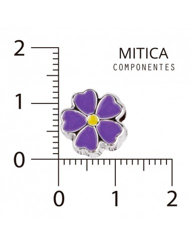 Dije CCB Esmaltado Flor Lila...