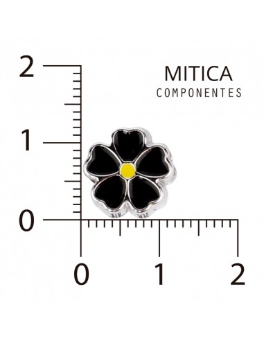 Dije CCB Esmaltado Flor Negro...