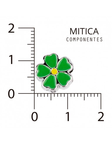 Dije CCB Esmaltado Flor Verde...