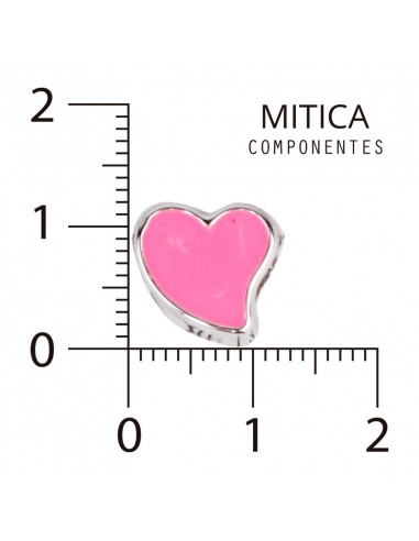 Dije CCB Esmaltado Corazón Fucsia...