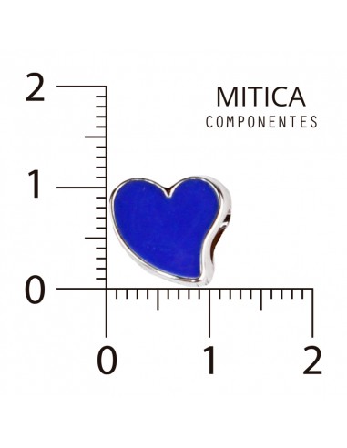 Dije CCB Esmaltado Corazón Azul...