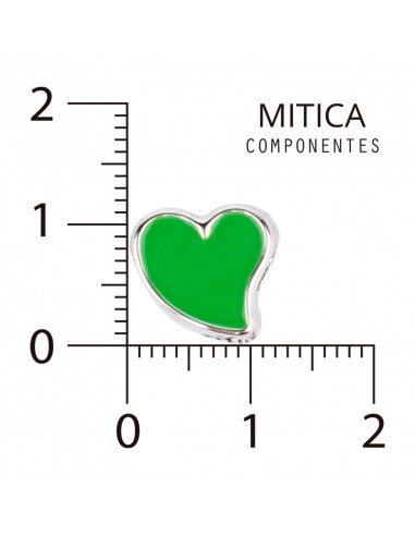 Dije CCB Esmaltado Corazón Verde...