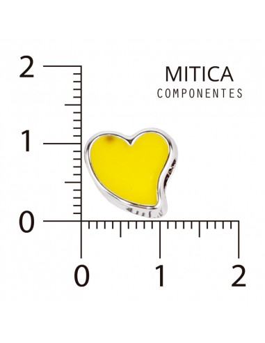 Dije CCB Esmaltado Corazón Amarillo...