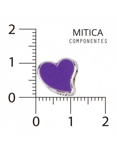 Dije CCB Esmaltado Corazón Lila...