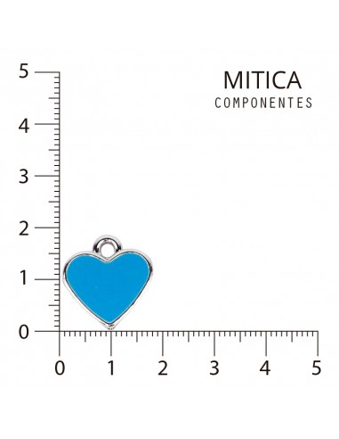 Dije CCB Esmaltado Corazón Celeste...