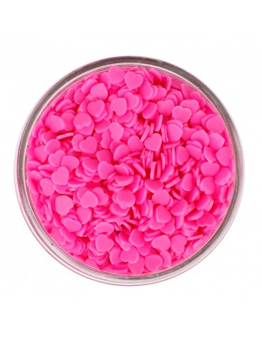 Fimo Nail Art. Corazón Fucsia...