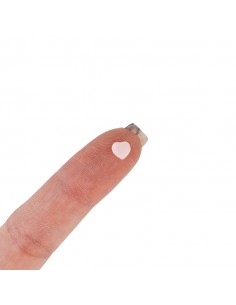 Fimo Nail Art. Corazón Rosa... 2