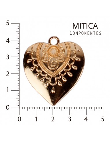 Fundición Dorado Corazón Boho...