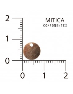 Medalla Chapa Dorada 8mm...
