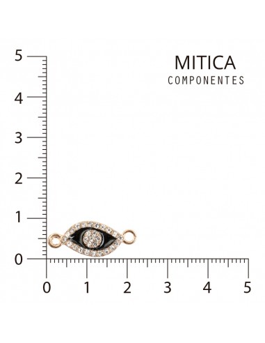 Ojo de Strass Dorado/Negro Art.I8365...