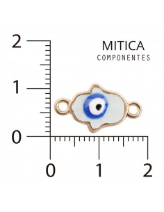 Mano Hamsa Dorado Celeste...