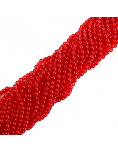 Cuenta de Vidrio Común Talle 6 Rojo...