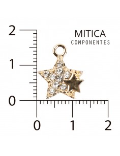 Estrella de Strass Dorado...