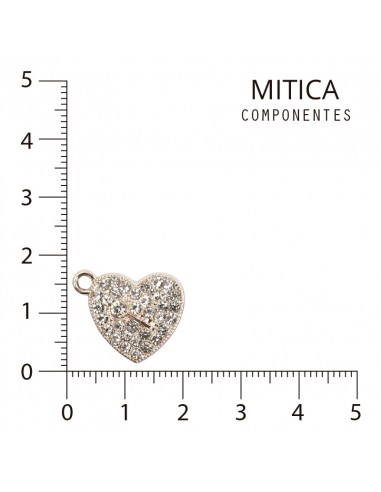 Corazón Strass Dorado Art.I7152 [1 Unid]