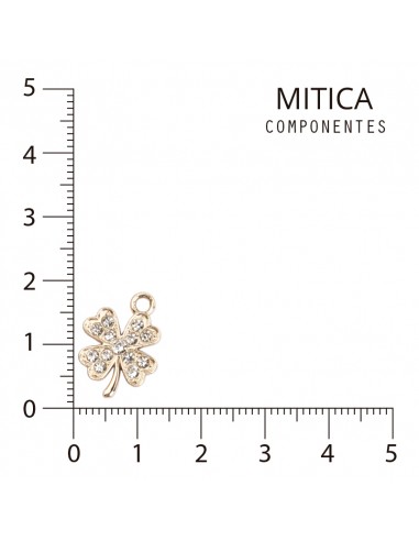 Trébol de Strass Dorado Art.I7164 [1...