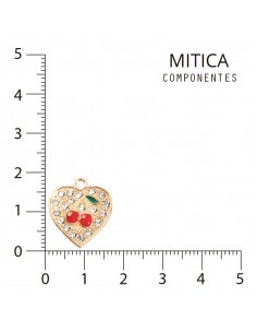Corazón Cherry de Strass...