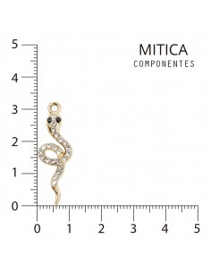 Serpiente de Strass Dorado...