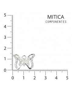 Mariposa de Strass Níquel...