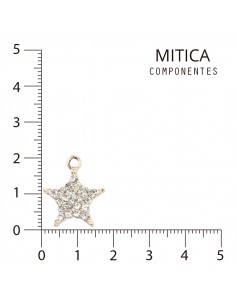 Estrella de Strass Dorado...