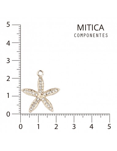 Flor de Strass Dorado Art. I7137 [1...