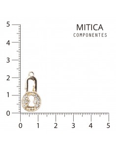 Candado de Strass Dorado...