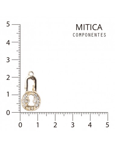 Candado de Strass Dorado Art. I7132...