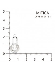 Candado de Strass Níquel...