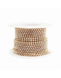 Cadena Strass Dorado...