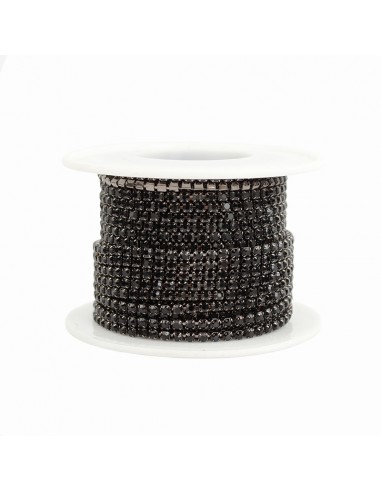 Cadena Strass Negro Art.J6839-2 [10 Y]