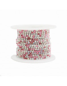 Cadena Strass Rosa Tornasol...