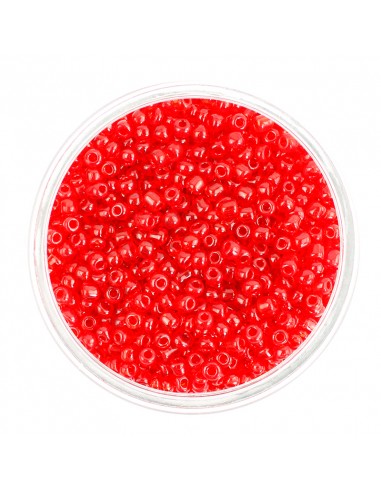 Mostacillon Rojo Transparente  0,4 cm...