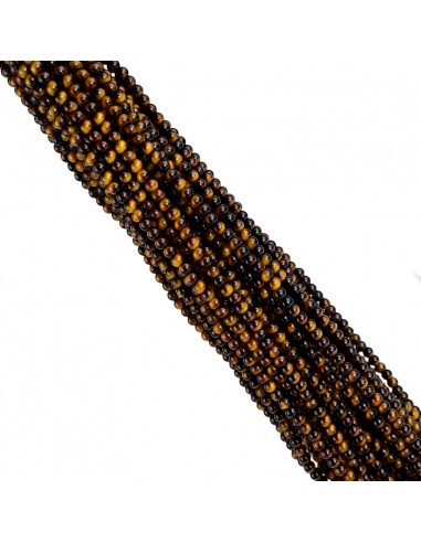 Cuenta de Vidrio Bicolor 4MM Marrón...