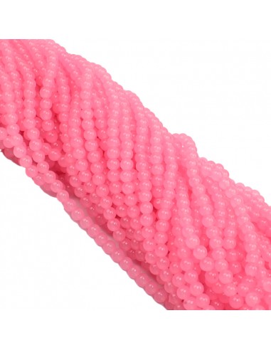 Cuenta de Vidrio Común Talle 6 Rosa...