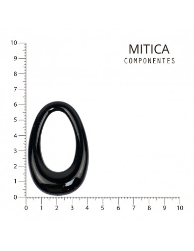 Pieza de Acrílico Orgánico Negro...