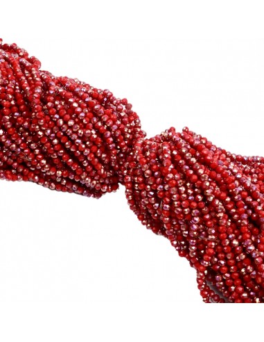 Roca Cristal 3MM Rojo Tornasol [1tira ]