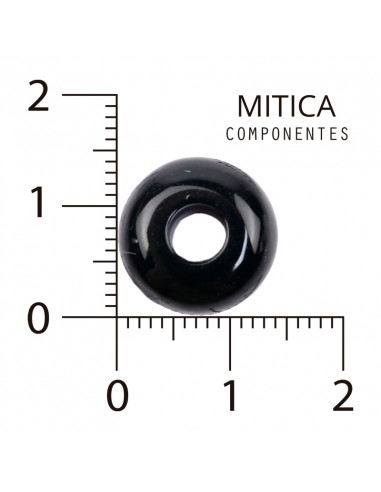 Pieza Acrílico Pasante Circular Negro...