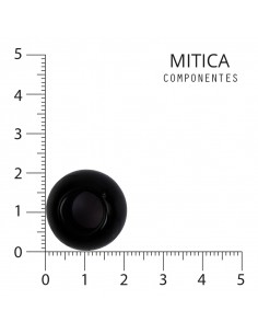 Bola Acrílico Pasante Negro...
