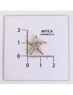 Estrella de Strass Dorada...