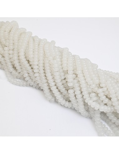 Cuenta de Vidrio Blanco Art.M5217...