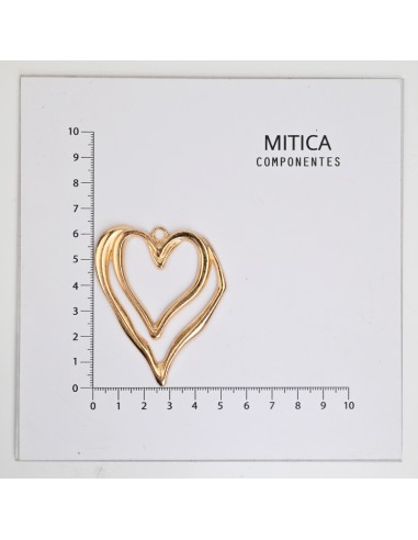 Fundición Dorado Corazón Art.M4731...