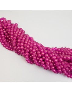 Cuenta de Vidrio 10mm Rosa...