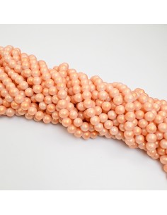 Cuenta de Vidrio 10mm Coral...