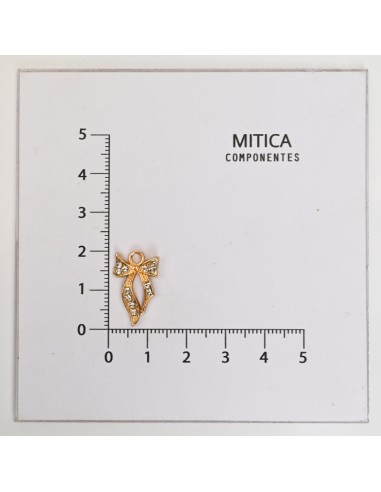 Moño con Strass Dorado Art. M7126 [1 u]