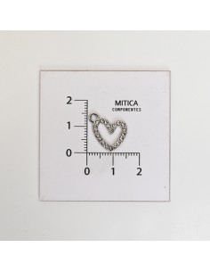 Corazón con Strass Níquel...