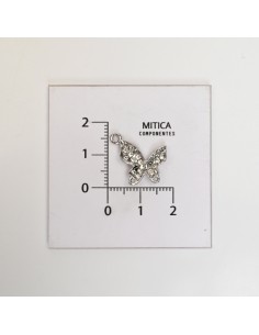 Mariposa con Strass Níquel...