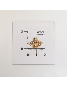 Ojo con Strass Dorado Art....