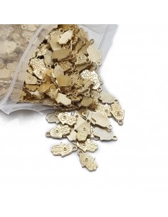 Fundición Dorado Mano Hamsa... 2