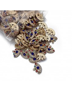 Dije strass dorado PI03 [1 u] 2